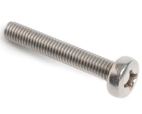 3-48 UNC X 3/4 PHILLIPS PAN MACHINE SCREW ASME B18.6.3 A2 STAINLESS STEEL