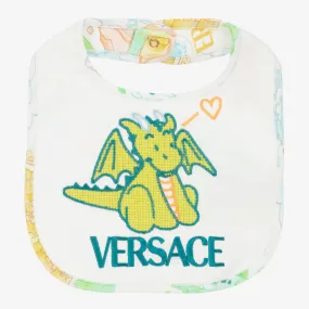 Baby Boys Blue Dragon Bib