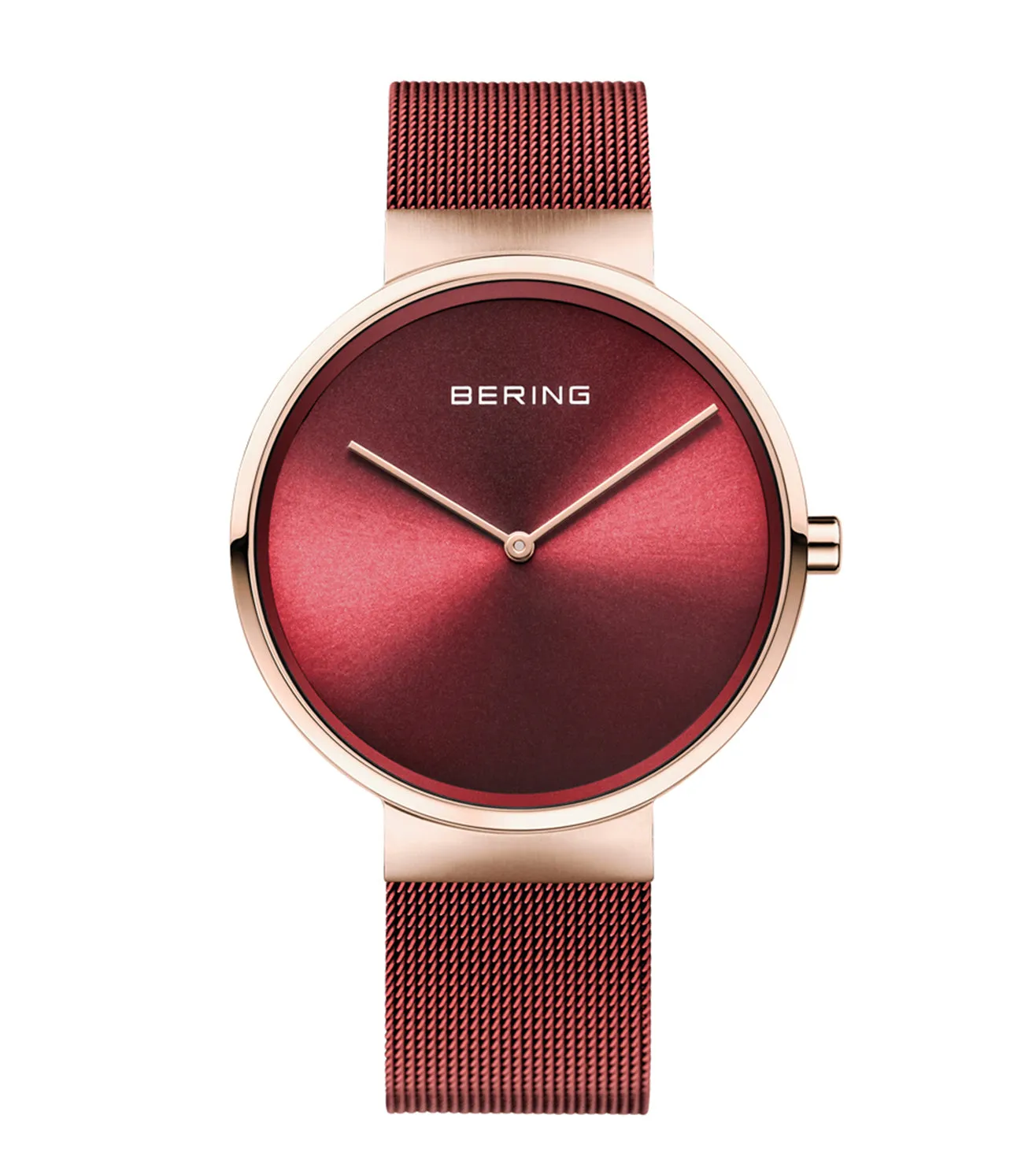 Bering Classic  Red Dial Men 39mm