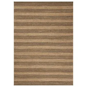 Chris Loves Julia x Loloi Judy 3'6 x 5'6 Natural and Chocolate Area Rug