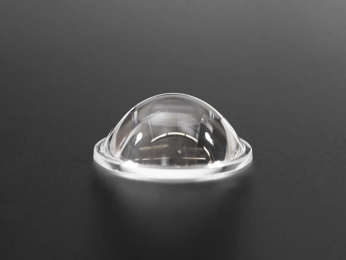 Convex Plastic Lens with Edge (40mm Diameter)