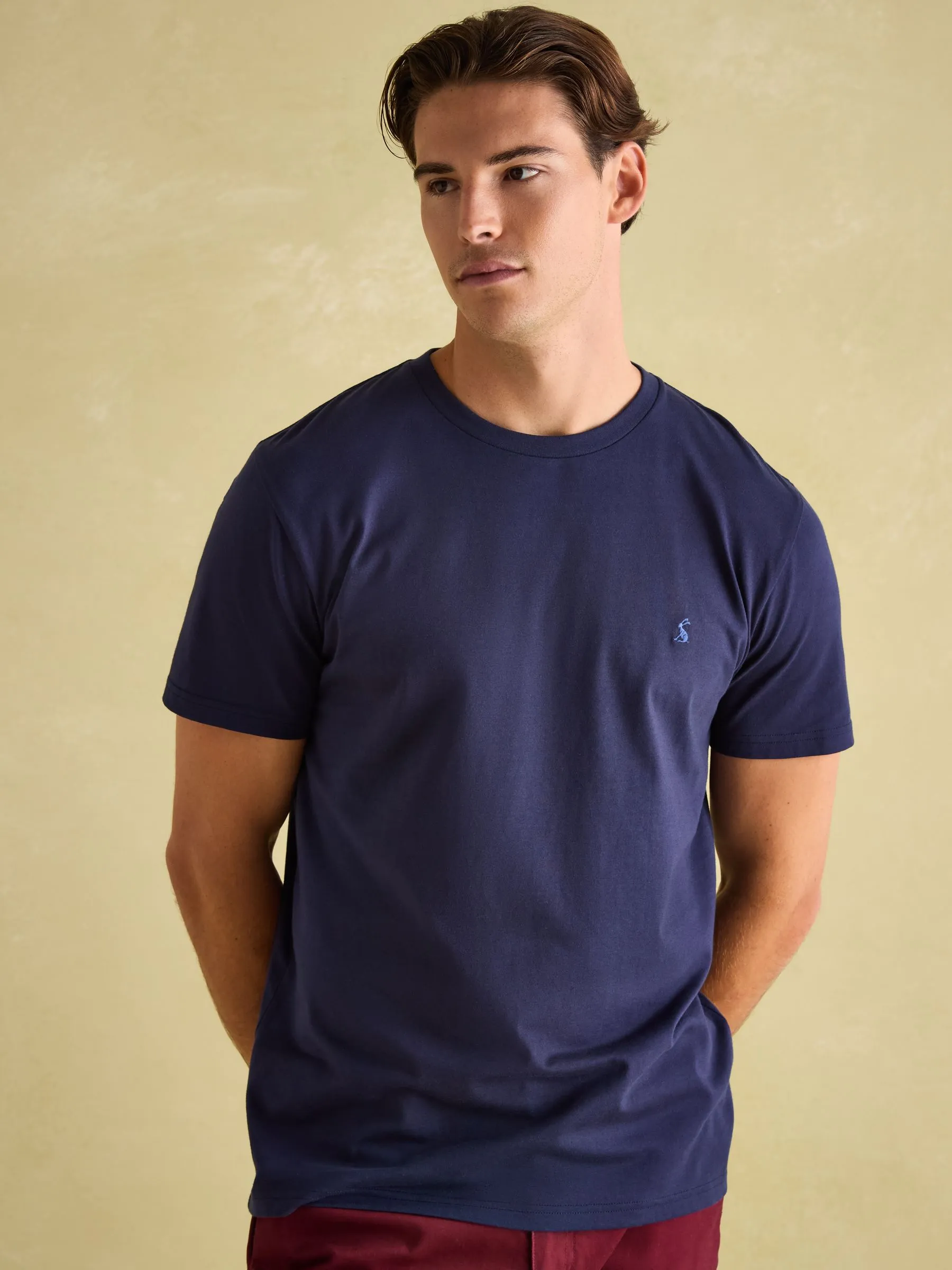 Joules Everyday Navy Blue Crew Neck T-Shirt