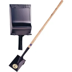 Long Handle Wood Spade, Plain Edge, Heeled Back 11053
