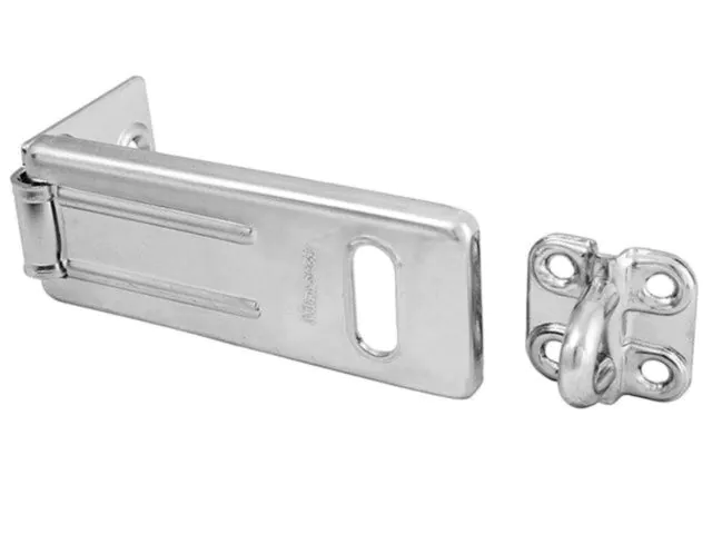 Master Lock® Hasp & Stape Wrought Steel 89mm