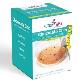 NutriWise  High Protein 15g Pancake | 7/Box | Weight Loss, Diet, KETO Friendly, Hunger Control, Meal Replacement | Low Calorie, 