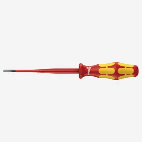 Wera 006442 Kraftform Plus VDE Slotted Slim Screwdriver, 5.5 x 125mm