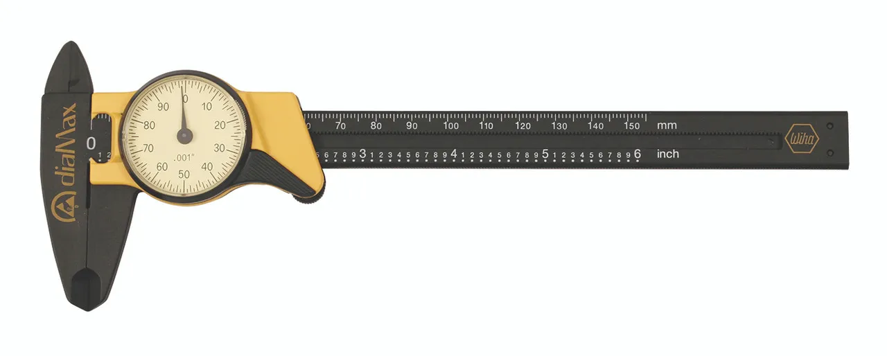 Wiha 41106 - ESD Safe Dial Caliper Metric