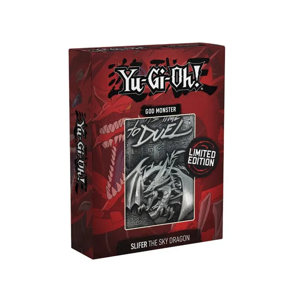 Yu-Gi-Oh! Limited Edition God Monster Metal Card - Slifer the Sky Dragon